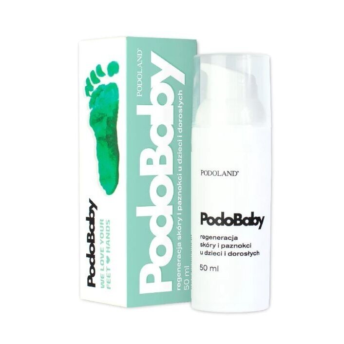 PODOLAND regeneruojantis nagų ir odos kremas vaikams ir suaugusiems PODOBABY 50 ml PODOLAND regeneruojantis nagų ir odos kremas vaikams ir suaugusiems PODOBABY 50 ml