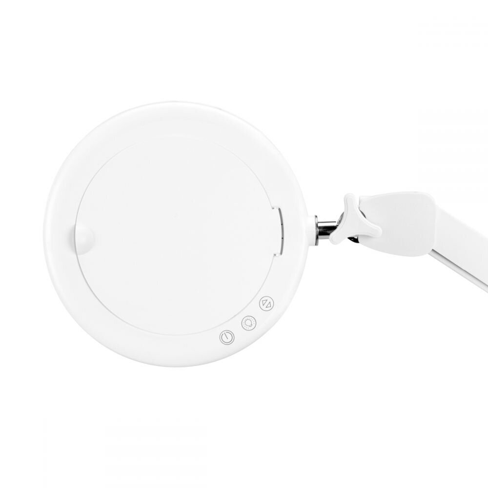 Profesionali kosmetologinė lempa-lupa tvirtinama prie stalo su šviesios reguliavimu LED GLOW 8021 2 Profesionali kosmetologinė lempa-lupa tvirtinama prie stalo su šviesios reguliavimu LED GLOW 8021 2