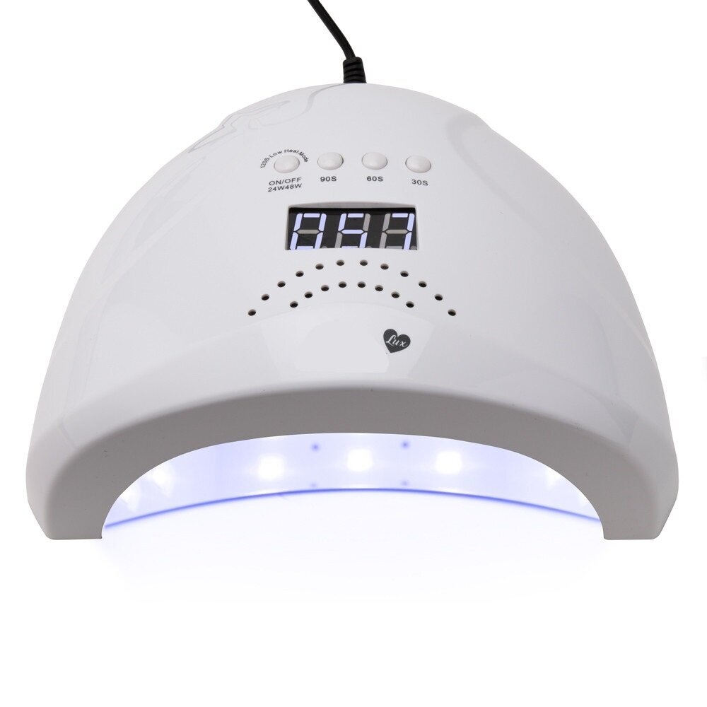 Profesionali lempa manikiūro ir pedikiūro darbams Molly Lux 1s UVLED 48W, baltos spalvos Profesionali lempa manikiūro ir pedikiūro darbams Molly Lux 1s UVLED 48W, baltos spalvos