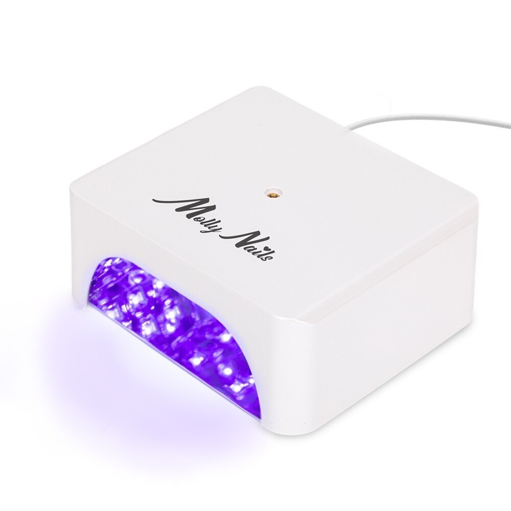 Profesionali UV/LED nagų lempa manikiūrui ir pedikiūrui V10, baltos spalvos 2
