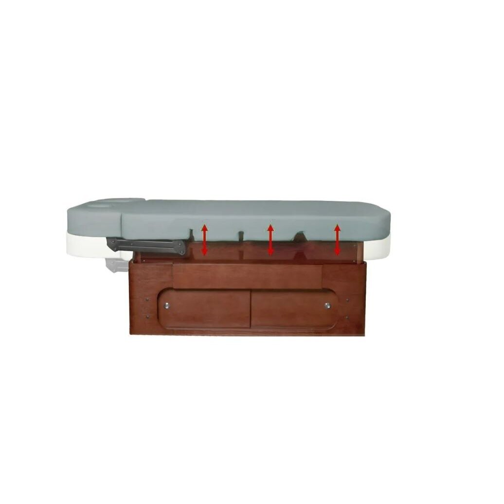 Profesionalus elektrinis gultas-lova masažo ir SPA procedūroms AZZURRO WOOD 361A (4 varikliai), pilkos spalvos 3 Profesionalus elektrinis gultas-lova masažo ir SPA procedūroms AZZURRO WOOD 361A (4 varikliai), pilkos spalvos 3