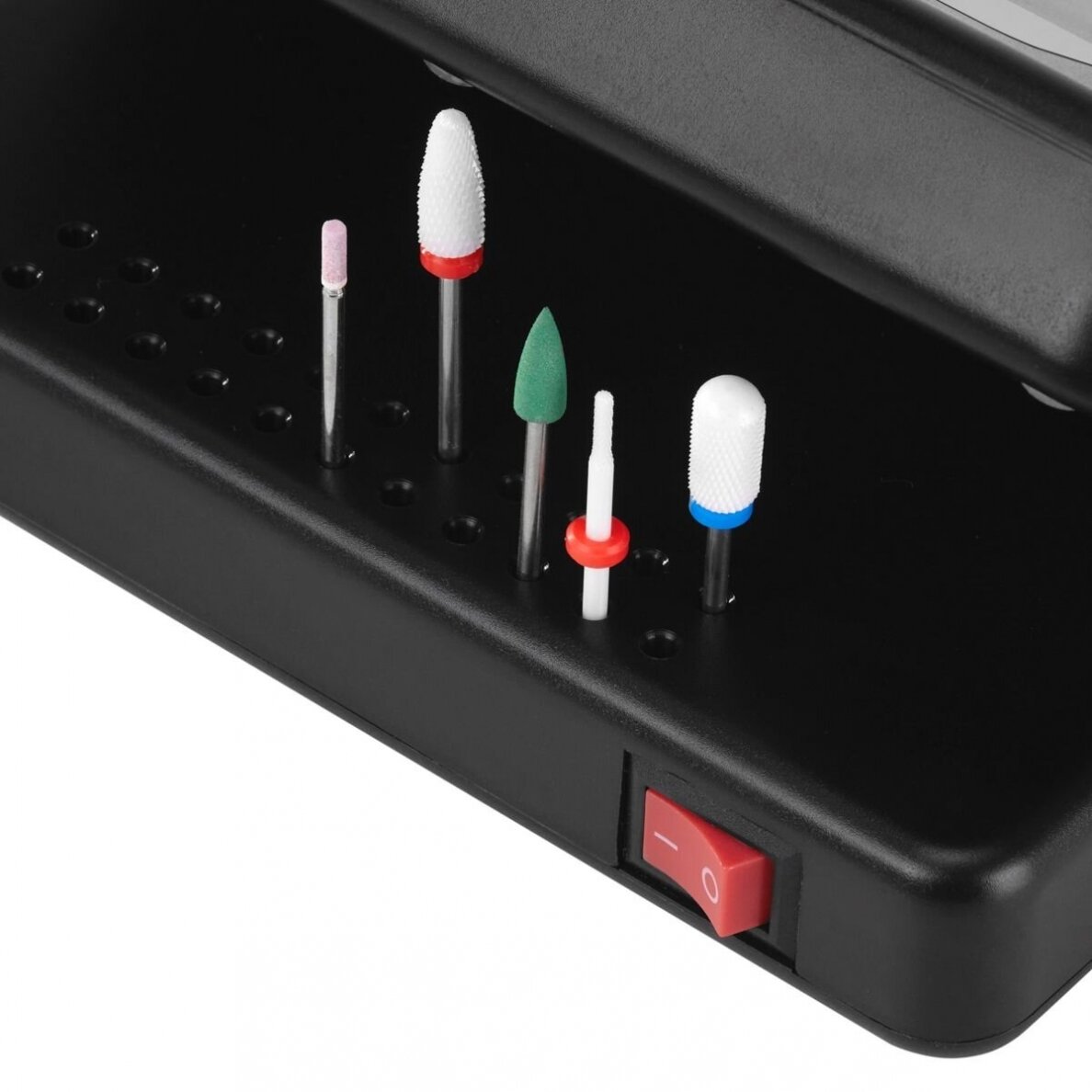 Profesionali elektrinė nagų freza manikiūro darbams OCHO TECHNIC 65W BLACK 8 Profesionali elektrinė nagų freza manikiūro darbams OCHO TECHNIC 65W BLACK 8
