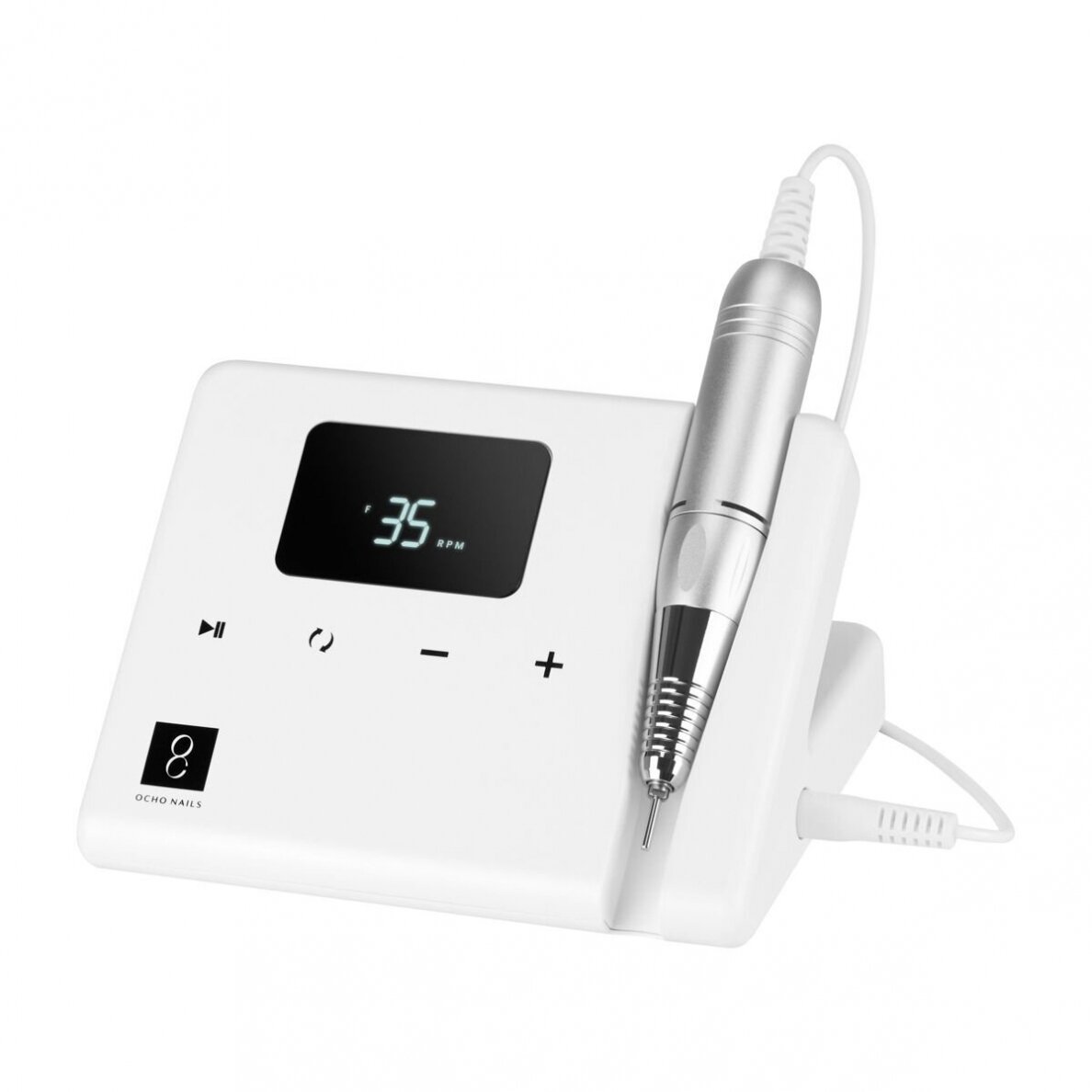 Profesionali elektrinė nagų freza manikiūro darbams OCHO TECHNIC 65W WHITE 1 Profesionali elektrinė nagų freza manikiūro darbams OCHO TECHNIC 65W WHITE 1