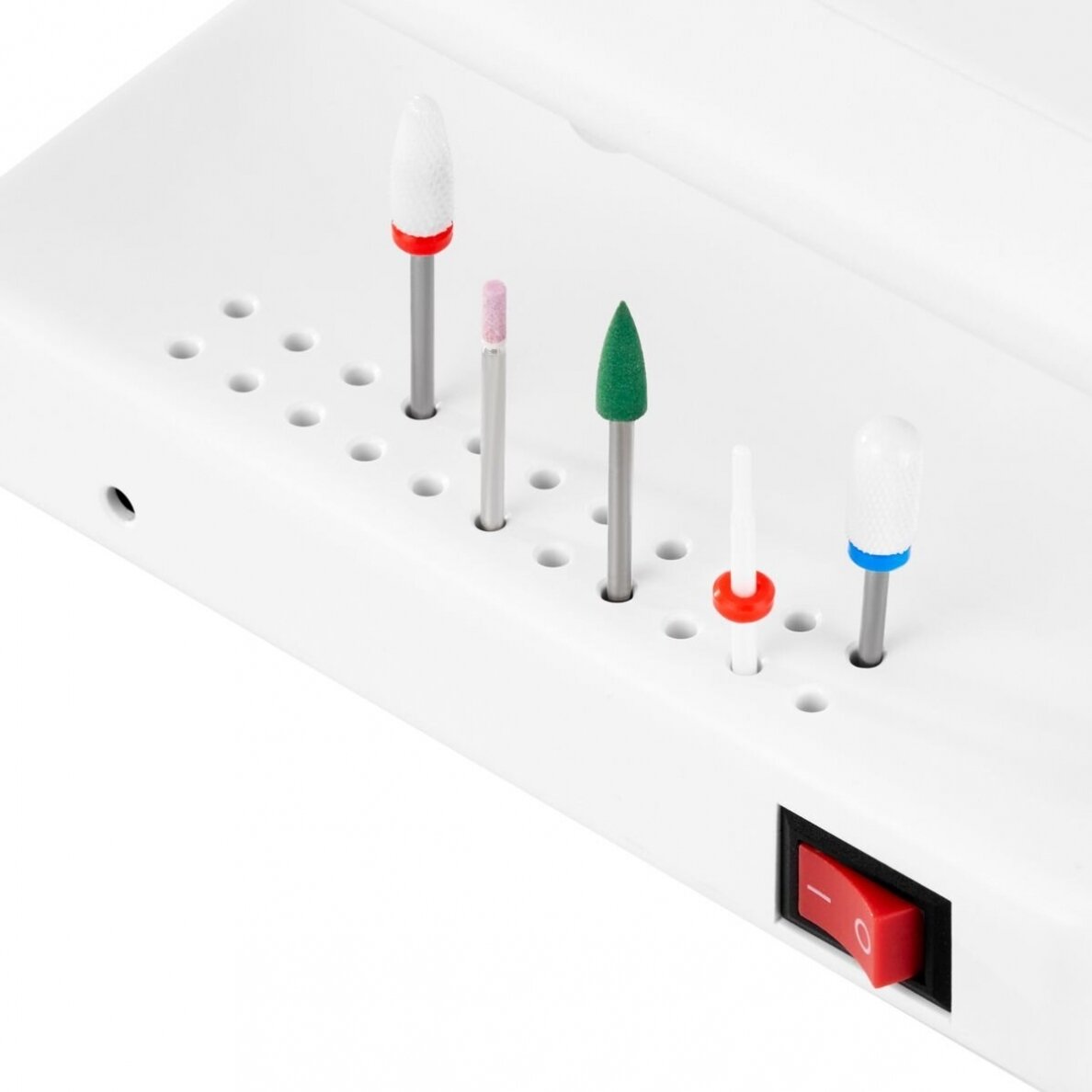 Profesionali elektrinė nagų freza manikiūro darbams OCHO TECHNIC 65W WHITE 8 Profesionali elektrinė nagų freza manikiūro darbams OCHO TECHNIC 65W WHITE 8