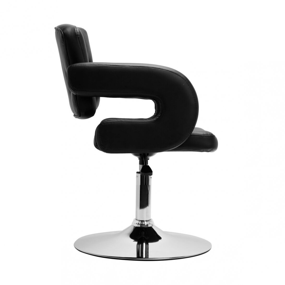 HAIR SYSTEM profesionali grožio salonų meistro kėdė QS-B1801, juodos spalvos 3 HAIR SYSTEM profesionali grožio salonų meistro kėdė QS-B1801, juodos spalvos 3