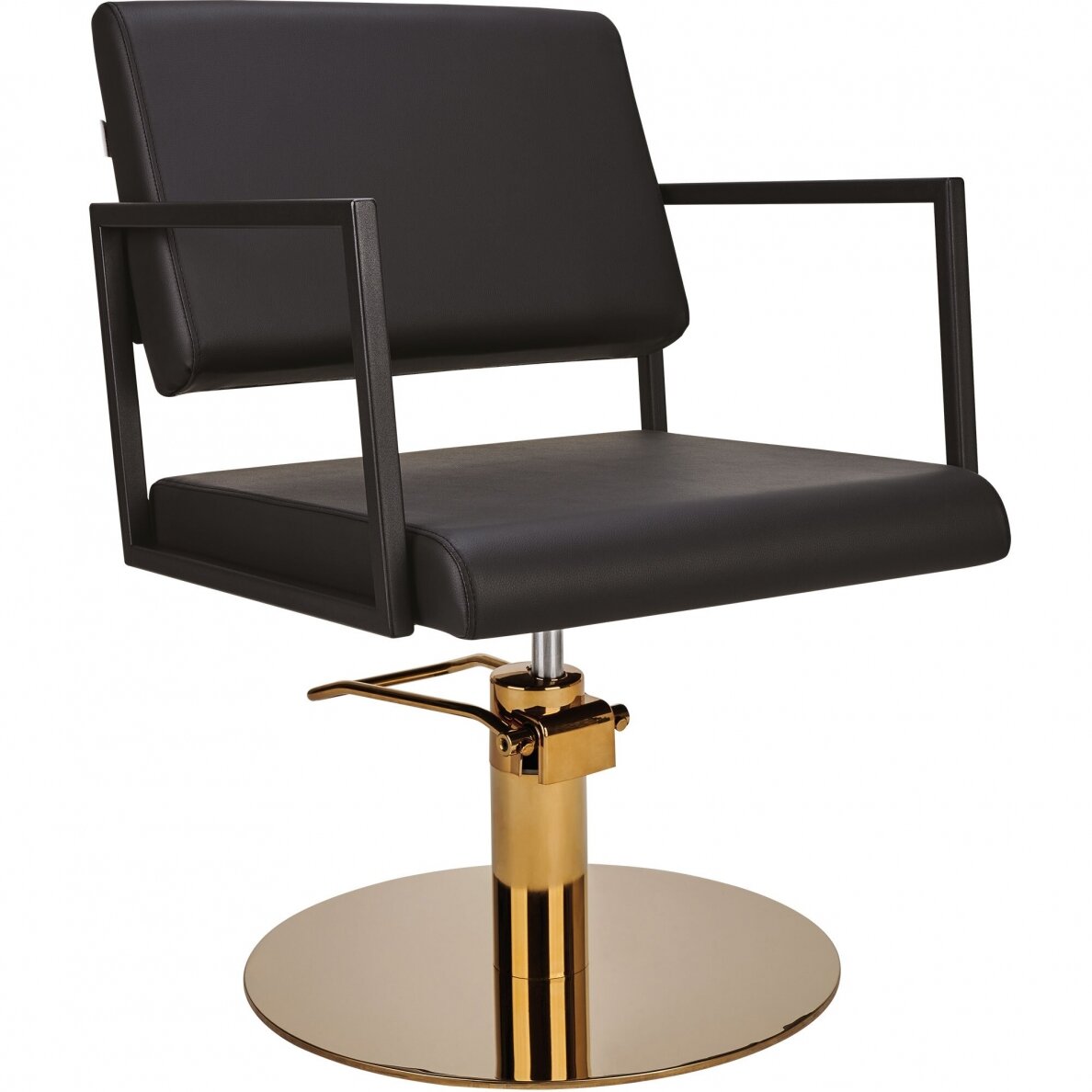 Profesionali kirpyklos kėdė BLACK LOFT GOLD ROUND Profesionali kirpyklos kėdė BLACK LOFT GOLD ROUND
