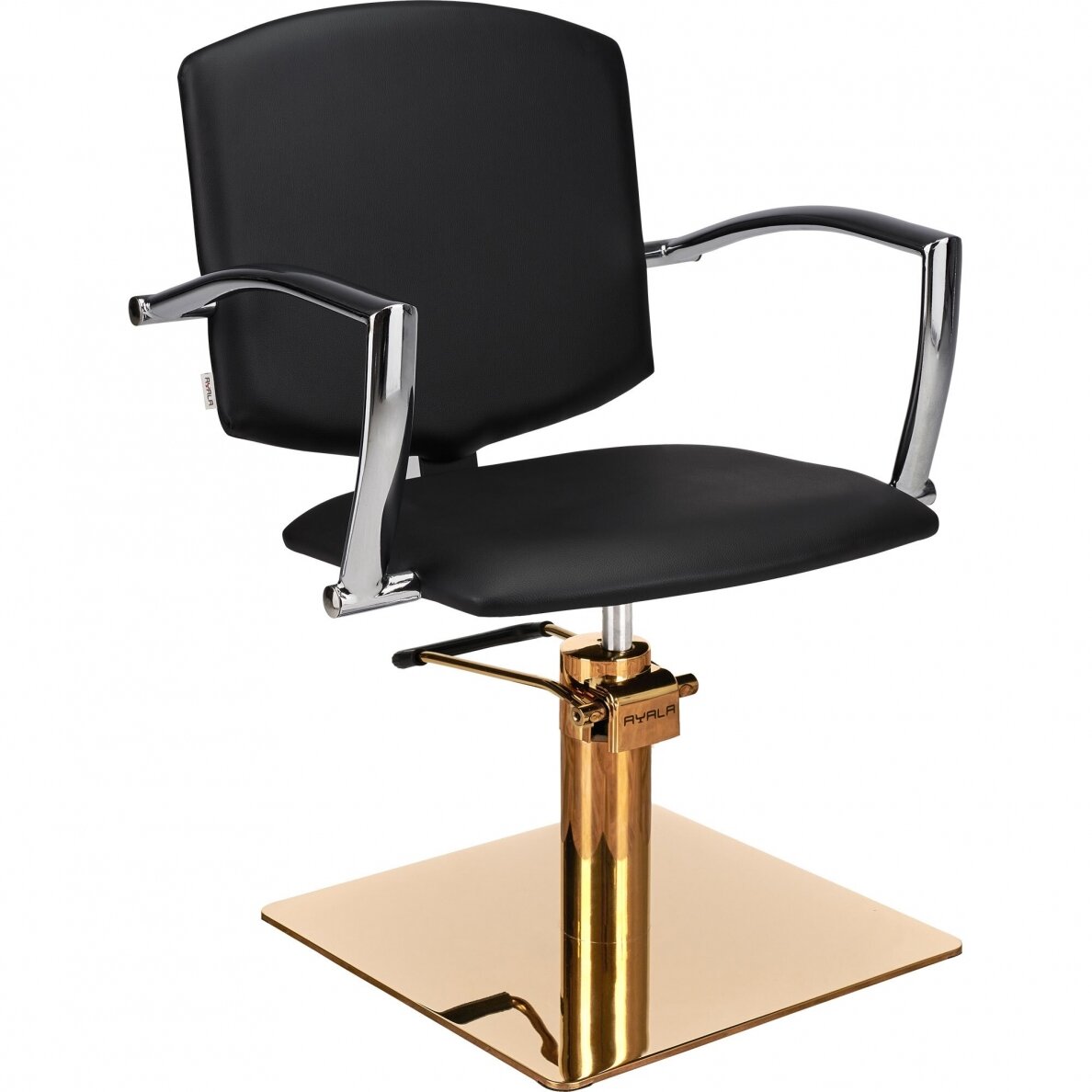 Profesionali kirpyklos kėdė BLACK PAKO GOLD SQUARE Profesionali kirpyklos kėdė BLACK PAKO GOLD SQUARE