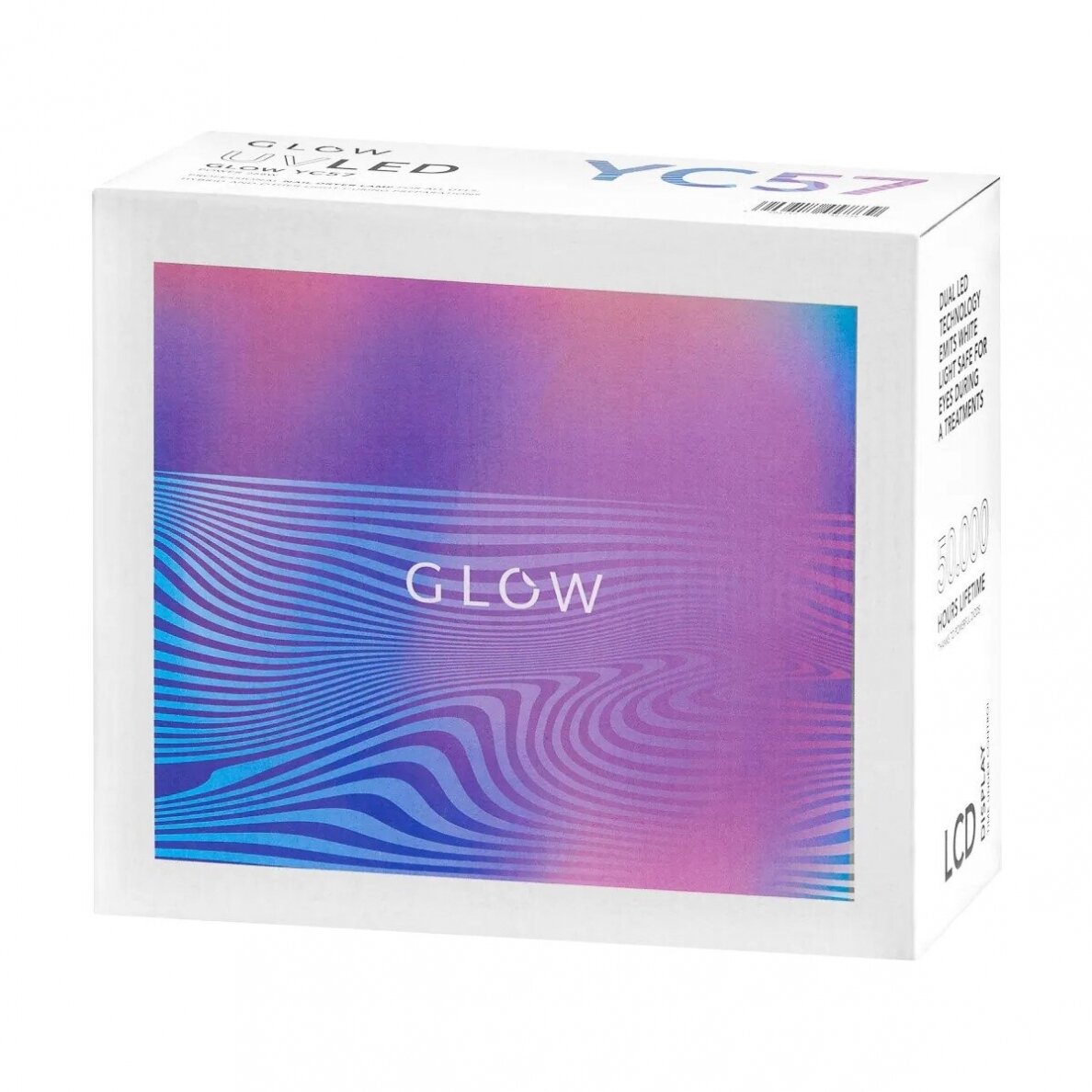 Profesionali manikiūro lempa UV LED GLOW-YC57 7 Profesionali manikiūro lempa UV LED GLOW-YC57 7