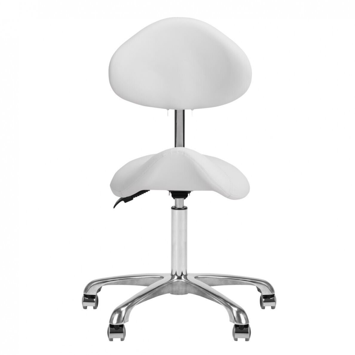 GIOVANNI CLASSIC 1004 profesionali meistro kėdė-balnas kosmetologams, baltos spalvos 7 GIOVANNI CLASSIC 1004 profesionali meistro kėdė-balnas kosmetologams, baltos spalvos 7