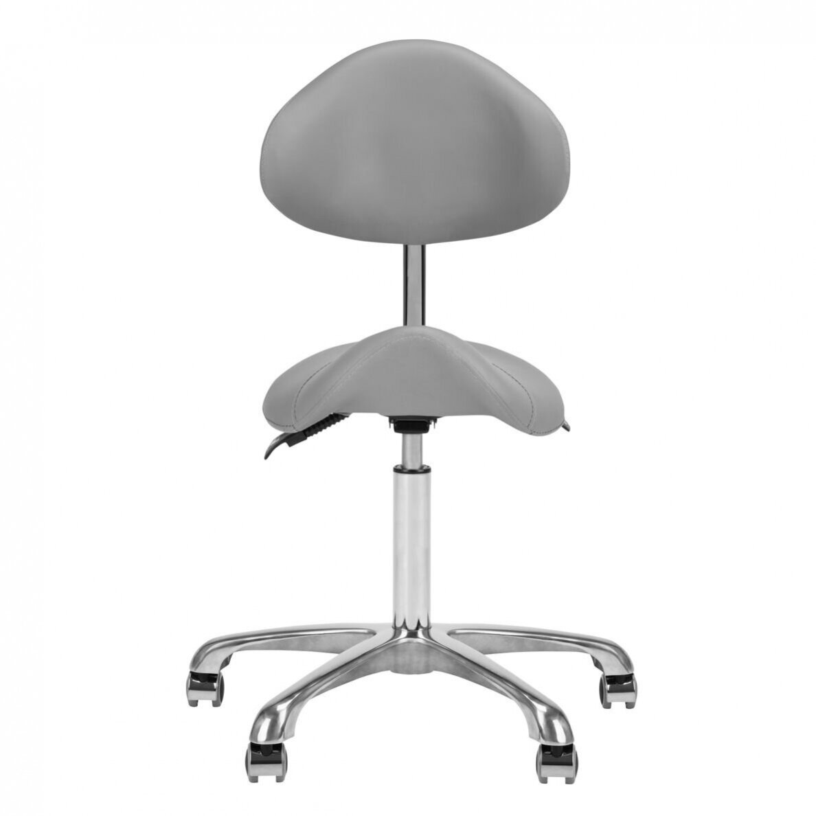 GIOVANNI CLASSIC 1004 profesionali meistro kėdė-balnas kosmetologams, pilkos spalvos 1 GIOVANNI CLASSIC 1004 profesionali meistro kėdė-balnas kosmetologams, pilkos spalvos 1