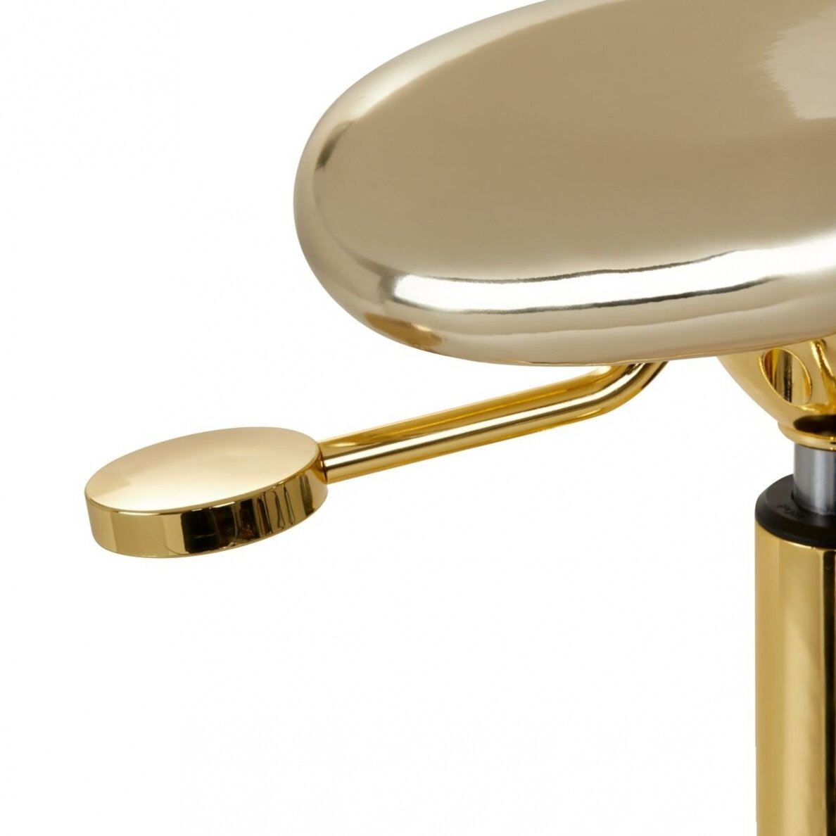 Profesionali meistro kėdutė kosmetologams bei grožio salonams FINE GOLD ROLL SPEED, auksinės spalvos 4 Profesionali meistro kėdutė kosmetologams bei grožio salonams FINE GOLD ROLL SPEED, auksinės spalvos 4