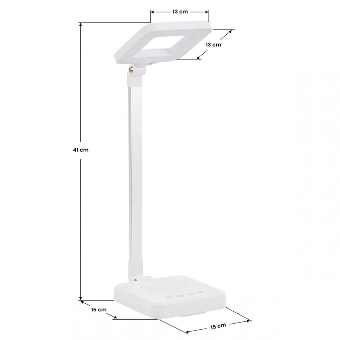 ELEGANTE RED LINE profesionali stalinė lempa manikiūro darbams ELEGANTE LED SQUARE 804, baltos spalvos 11 ELEGANTE RED LINE profesionali stalinė lempa manikiūro darbams ELEGANTE LED SQUARE 804, baltos spalvos 11