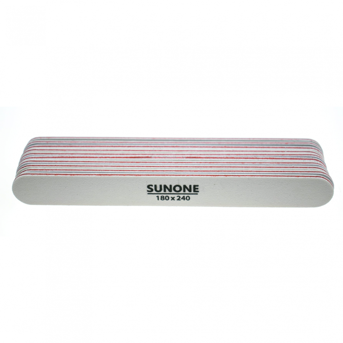 Profesionali SUNONE nagų dildė, 180/240 gritų, baltos spalvos (10 vnt.) 1 Profesionali SUNONE nagų dildė, 180/240 gritų, baltos spalvos (10 vnt.) 1