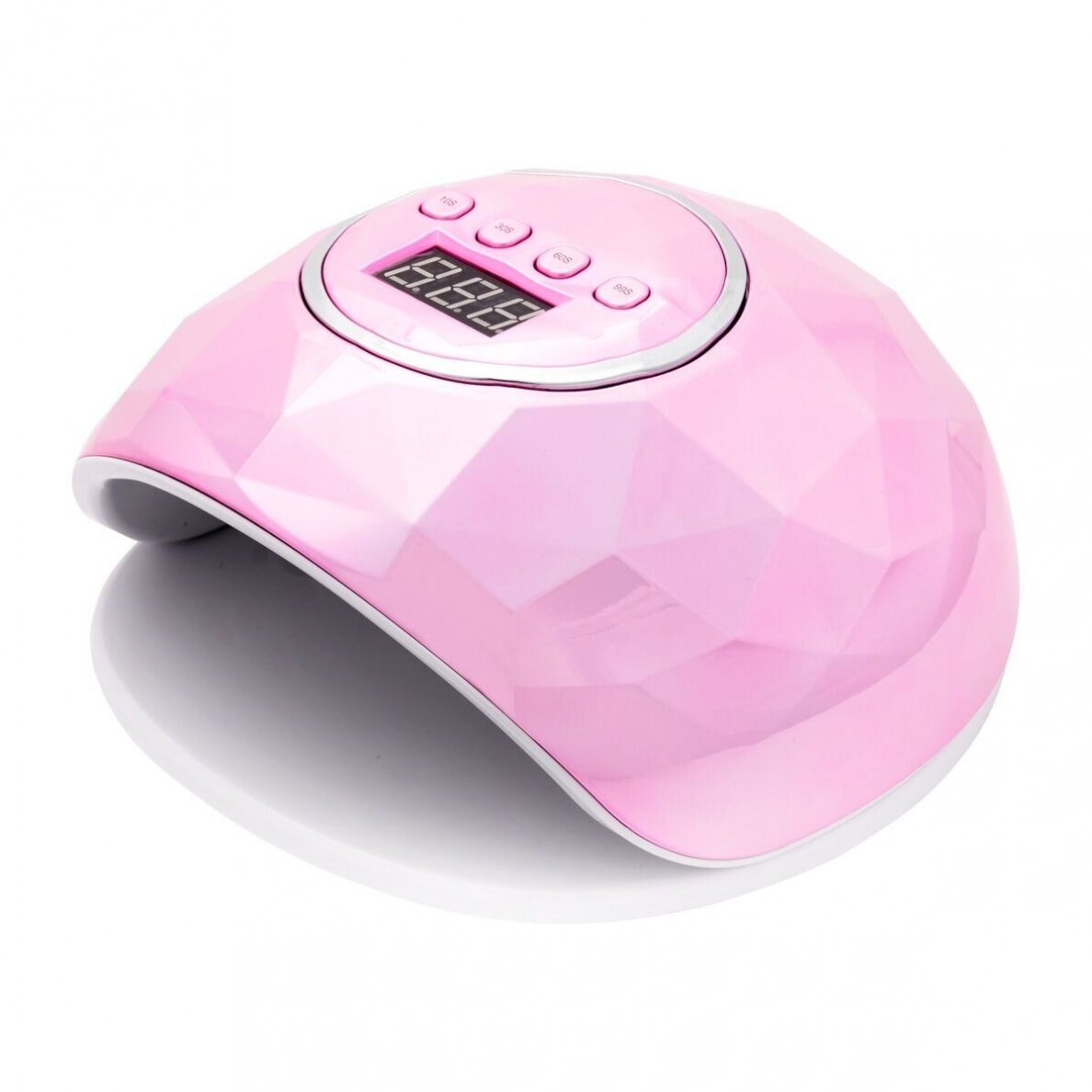 Profesionali UV/LED manikiūro ir pedikiūro lempa SHINY 86W, rožinės spalvos 1 Profesionali UV/LED manikiūro ir pedikiūro lempa SHINY 86W, rožinės spalvos 1