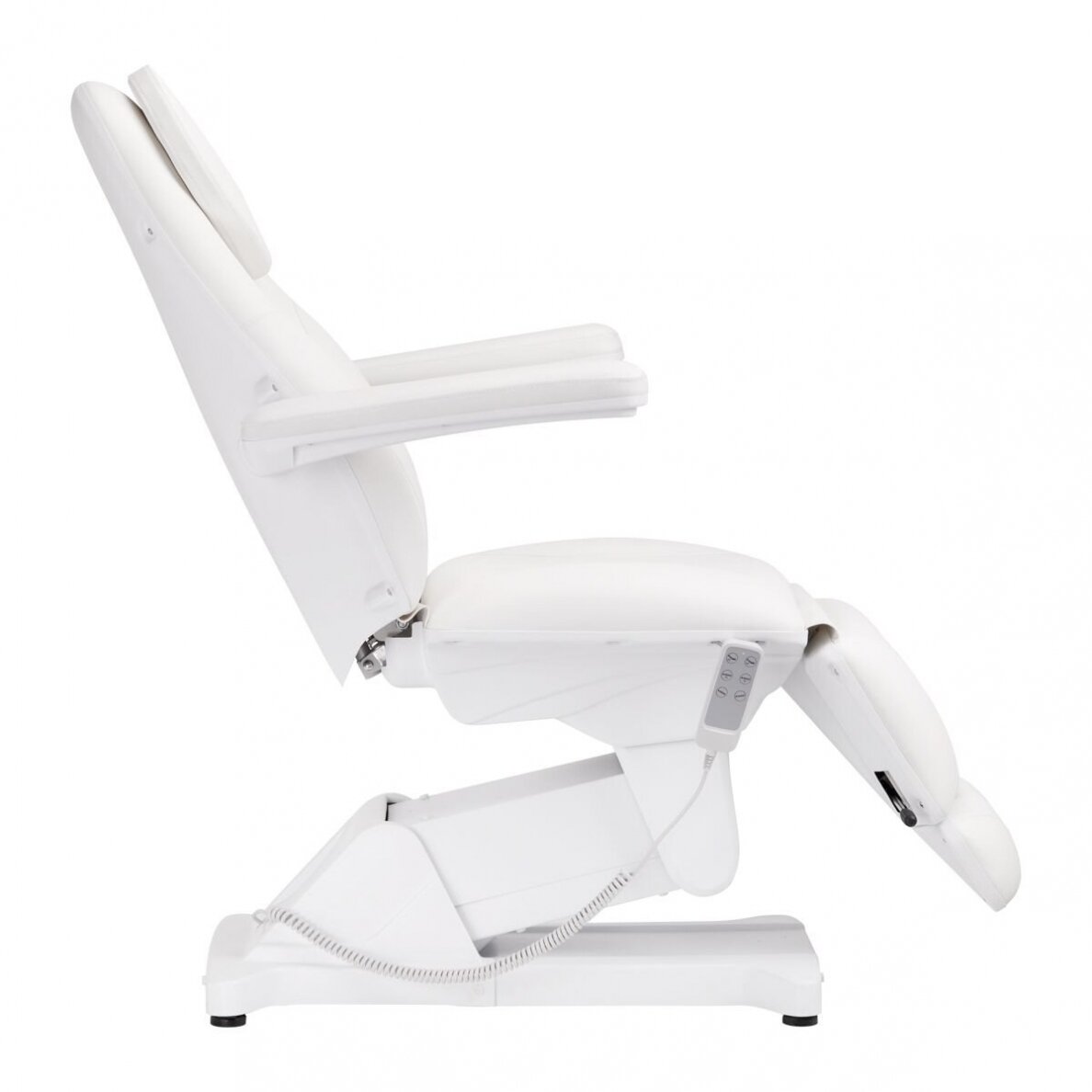 Profesionalus elektrinis gultas-lova kosmetologams SILLON BASIC, 3 variklių, baltos spalvos 3 Profesionalus elektrinis gultas-lova kosmetologams SILLON BASIC, 3 variklių, baltos spalvos 3