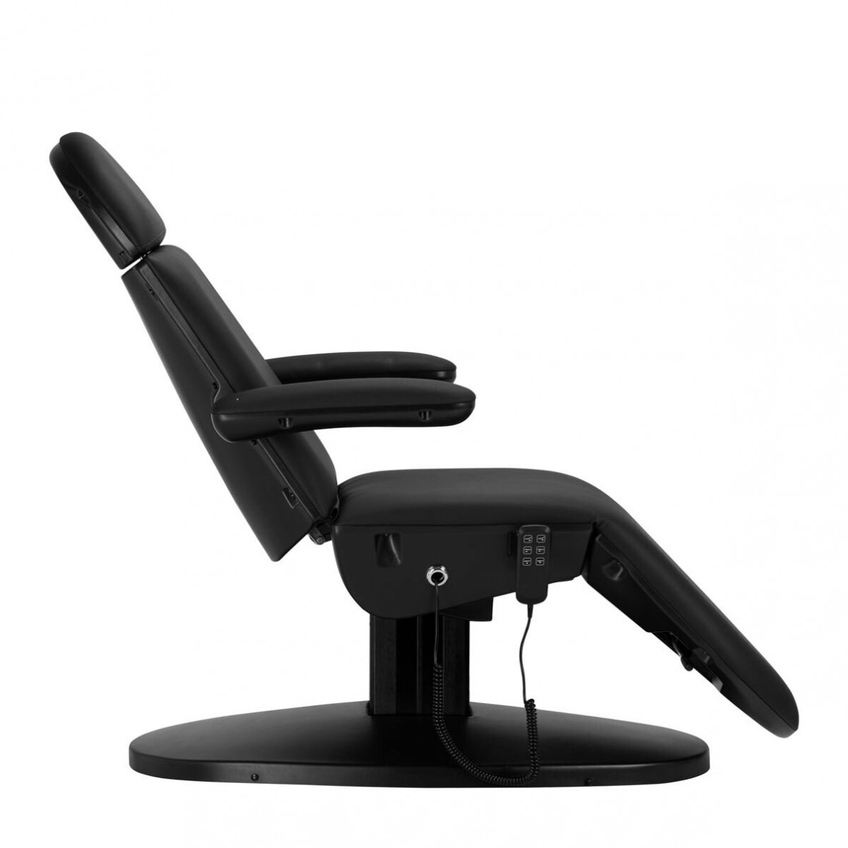 Profesionalus elektrinis gultas-lova kosmetologams SILLON BASIC, 3 variklių, juodos spalvos 4