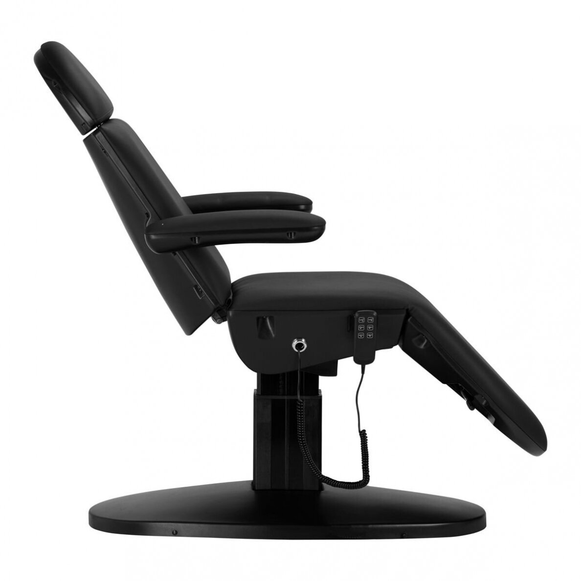 Profesionalus elektrinis gultas-lova kosmetologams SILLON BASIC, 3 variklių, juodos spalvos 5 Profesionalus elektrinis gultas-lova kosmetologams SILLON BASIC, 3 variklių, juodos spalvos 5