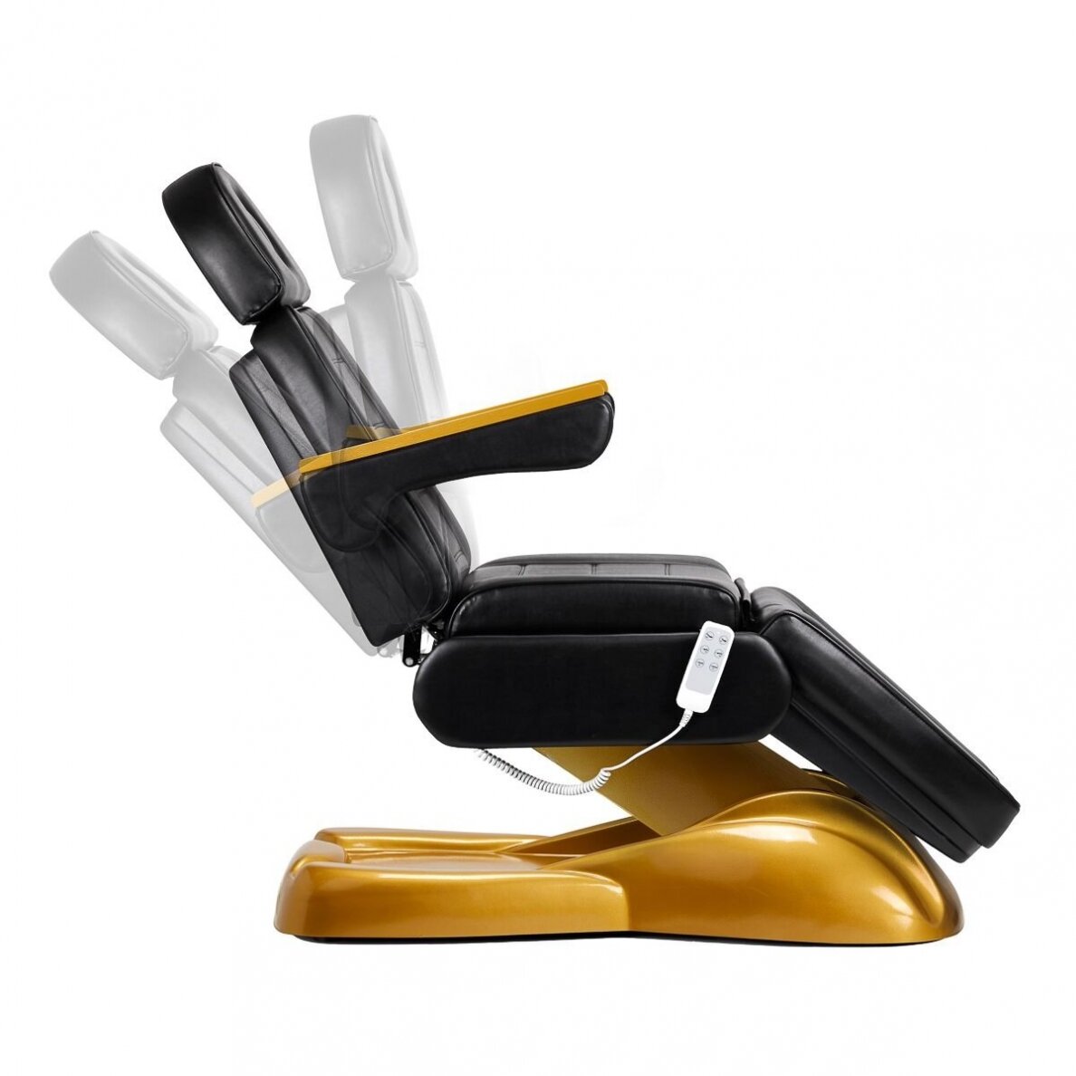 Profesionalus elektrinis kosmetologinis gultas-lova SILLON LUX GOLD 273B (3 varikliai), juodos spalvos 2 Profesionalus elektrinis kosmetologinis gultas-lova SILLON LUX GOLD 273B (3 varikliai), juodos spalvos 2