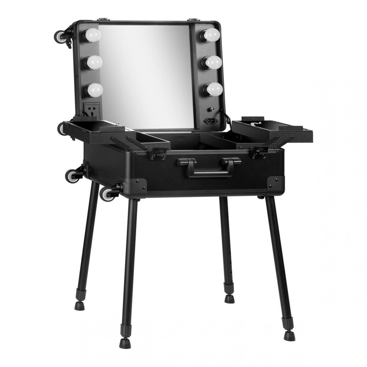 Profesionalus kosmetikos lagaminas T-27 BLACK