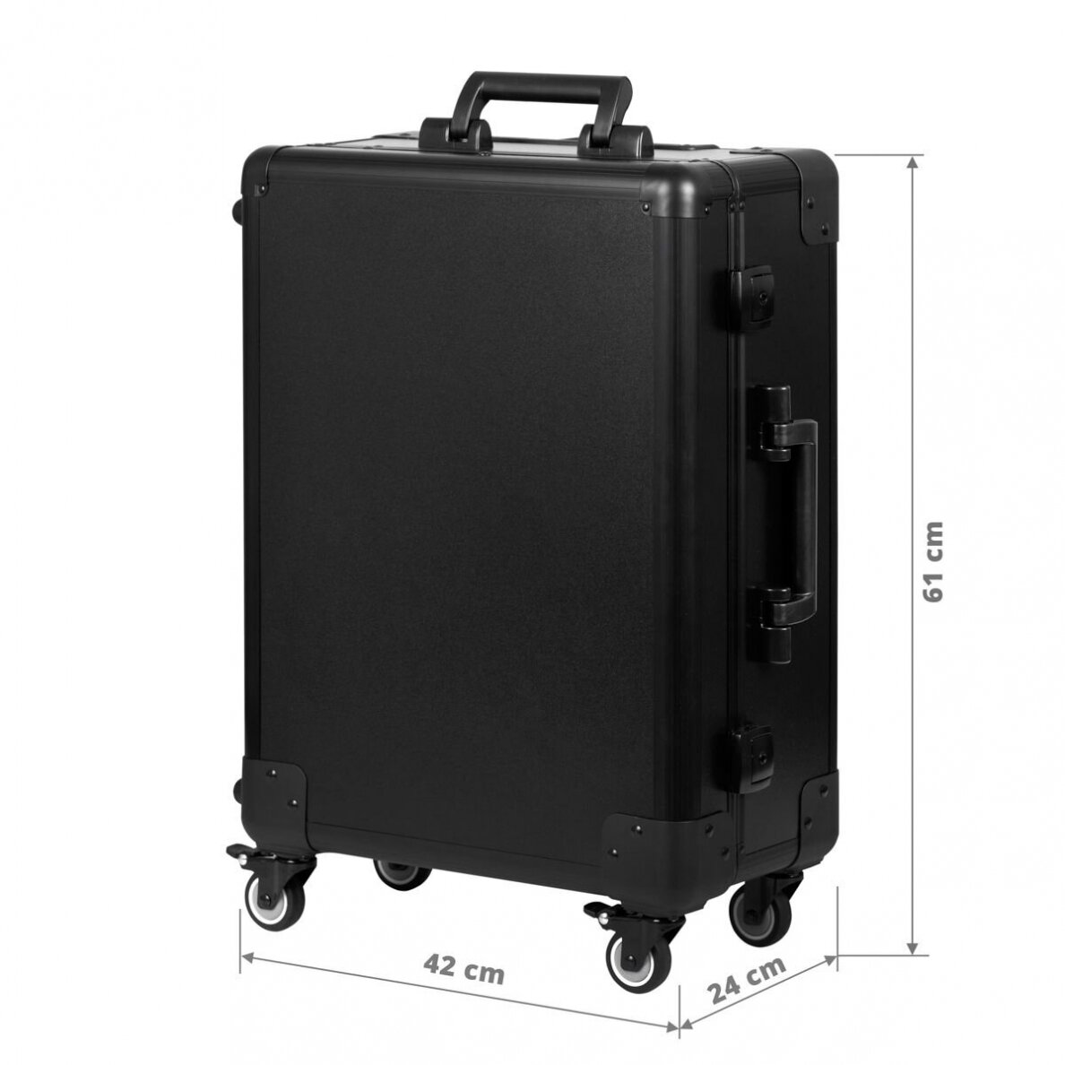 Profesionalus kosmetikos lagaminas T-27 BLACK 6 Profesionalus kosmetikos lagaminas T-27 BLACK 6