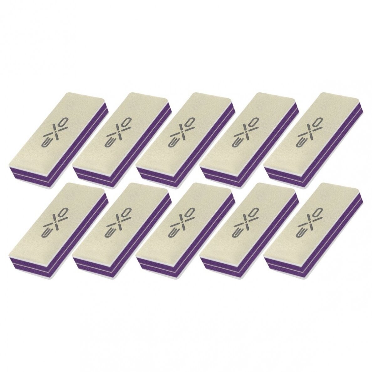 Profesionalus nagų poliravimo blokelis EXO BR3 320/3000, 10 vnt. 2