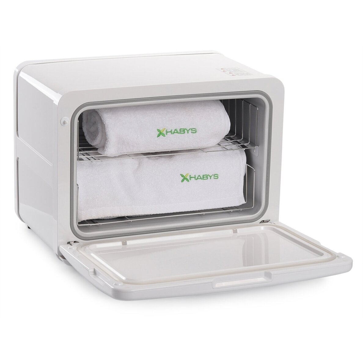 Profesionalus rankšluosčių šildytuvas su UV sterilizatoriumi 20l, baltos spalvos