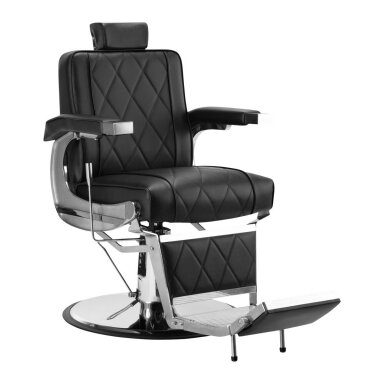 Profesionali barberio kėdė kirpykloms ir grožio salonams HAIR SYSTEM BM88066, juodos spalvos Profesionali barberio kėdė kirpykloms ir grožio salonams HAIR SYSTEM BM88066, juodos spalvos