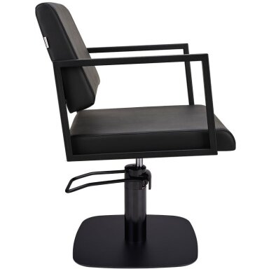 Profesionali kirpyklos kėdė BLACK LOFT BLACK SQUARE