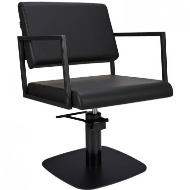Profesionali kirpyklos kėdė BLACK LOFT BLACK SQUARE