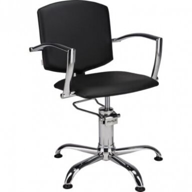 Profesionali kirpyklos kėdė BLACK PAKO SIMPLE Profesionali kirpyklos kėdė BLACK PAKO SIMPLE