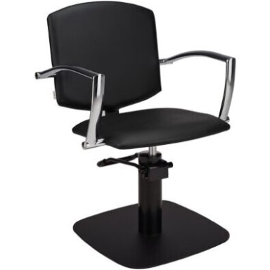 Profesionali kirpyklos kėdė BLACK PAKO BLACK SQUARE Profesionali kirpyklos kėdė BLACK PAKO BLACK SQUARE