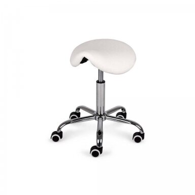 Profesionali meistro kėdė - balnas kosmetologams LOFI COMFYBASE K501, baltos spalvos Profesionali meistro kėdė - balnas kosmetologams LOFI COMFYBASE K501, baltos spalvos