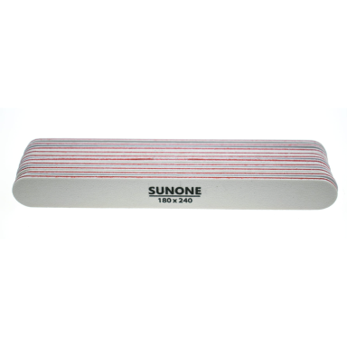 Profesionali SUNONE nagų dildė, 180/240 gritų, baltos spalvos (10 vnt.) Profesionali SUNONE nagų dildė, 180/240 gritų, baltos spalvos (10 vnt.)
