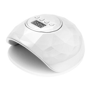 Profesionali UV/LED manikiūro ir pedikiūro lempa SHINY 86W, sidabrinio perlamutro spalvos