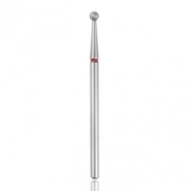 Profesionalus deimantinis frezos antgalis BALL RED 2,5