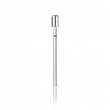 Profesionalus deimantinis frezos antgalis CYLINDER BLEU, 5 mm., L7 mm.