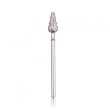 Profesionalus deimantinis frezos antgalis ROUNDED CONE RED Profesionalus deimantinis frezos antgalis ROUNDED CONE RED