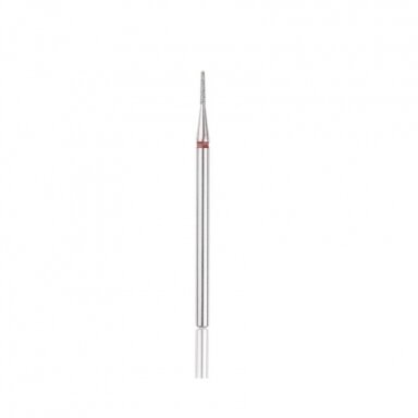 Profesionalus deimantinis frezos antgalis ROUNDED CONE RED Profesionalus deimantinis frezos antgalis ROUNDED CONE RED