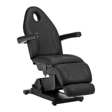 Profesionalus elektrinis gultas-lova kosmetologams SILLON BASIC, 3 variklių, juodos spalvos Profesionalus elektrinis gultas-lova kosmetologams SILLON BASIC, 3 variklių, juodos spalvos