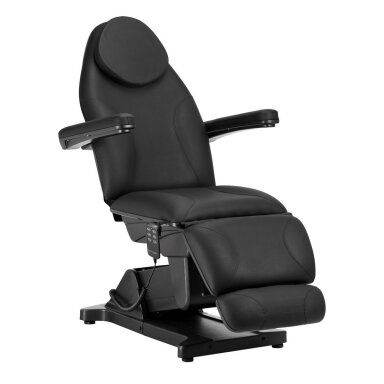Profesionalus elektrinis gultas-lova kosmetologams SILLON BASIC, 3 variklių, juodos spalvos Profesionalus elektrinis gultas-lova kosmetologams SILLON BASIC, 3 variklių, juodos spalvos
