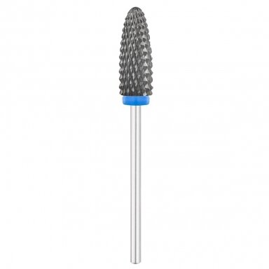 EXO PROFESSIONAL profesionalus keramikinis frezos antgalis manikiūrui EXO ovalus juodas spalvos 6,0 mm bl EXO PROFESSIONAL profesionalus keramikinis frezos antgalis manikiūrui EXO ovalus juodas spalvos 6,0 mm bl