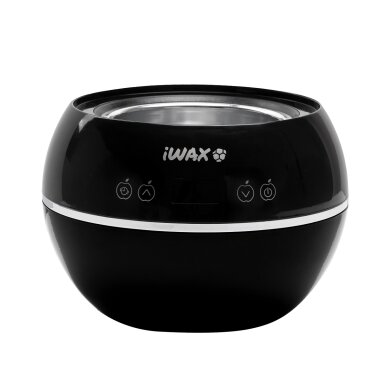Profesionalus vaško šildytuvas skardinėms ir granulėms iWAX 500 ml 100W, juodos spalvos Profesionalus vaško šildytuvas skardinėms ir granulėms iWAX 500 ml 100W, juodos spalvos