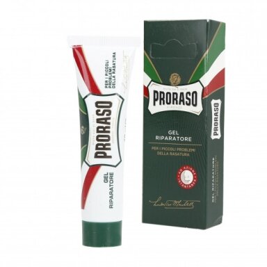 PRORASO GREEN LINE REPAIR GEL Gelis skutimosi pjūviams, 10ml. PRORASO GREEN LINE REPAIR GEL Gelis skutimosi pjūviams, 10ml.