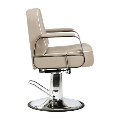 Profesionali barberio kėdė kirpykloms ir grožio salonams GABBIANO RUFO, smėlio spalvos 1