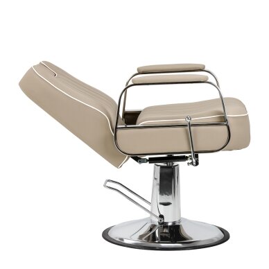 Profesionali barberio kėdė kirpykloms ir grožio salonams GABBIANO RUFO, smėlio spalvos 2 Profesionali barberio kėdė kirpykloms ir grožio salonams GABBIANO RUFO, smėlio spalvos 2
