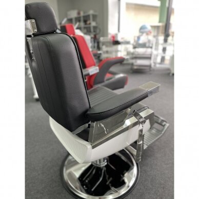 Profesionali barberio kėdė kirpykloms ir grožio salonams LORD, juodos spalvos 7 Profesionali barberio kėdė kirpykloms ir grožio salonams LORD, juodos spalvos 7