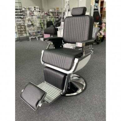 Profesionali barberio kėdė kirpykloms ir grožio salonams LORD, juodos spalvos 6 Profesionali barberio kėdė kirpykloms ir grožio salonams LORD, juodos spalvos 6