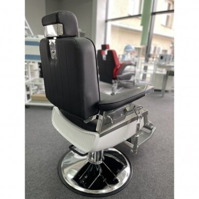 Profesionali barberio kėdė kirpykloms ir grožio salonams LORD, juodos spalvos 10 Profesionali barberio kėdė kirpykloms ir grožio salonams LORD, juodos spalvos 10