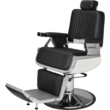 Profesionali barberio kėdė kirpykloms ir grožio salonams LORD, juodos spalvos 4 Profesionali barberio kėdė kirpykloms ir grožio salonams LORD, juodos spalvos 4