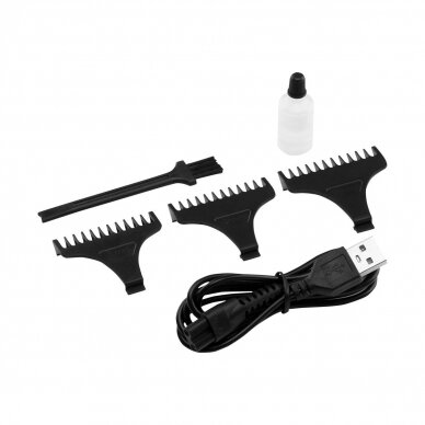 Profesionali barberių barzdos kirpimo mašinėlė-trimeris BEARD700 DELUXE 5 Profesionali barberių barzdos kirpimo mašinėlė-trimeris BEARD700 DELUXE 5